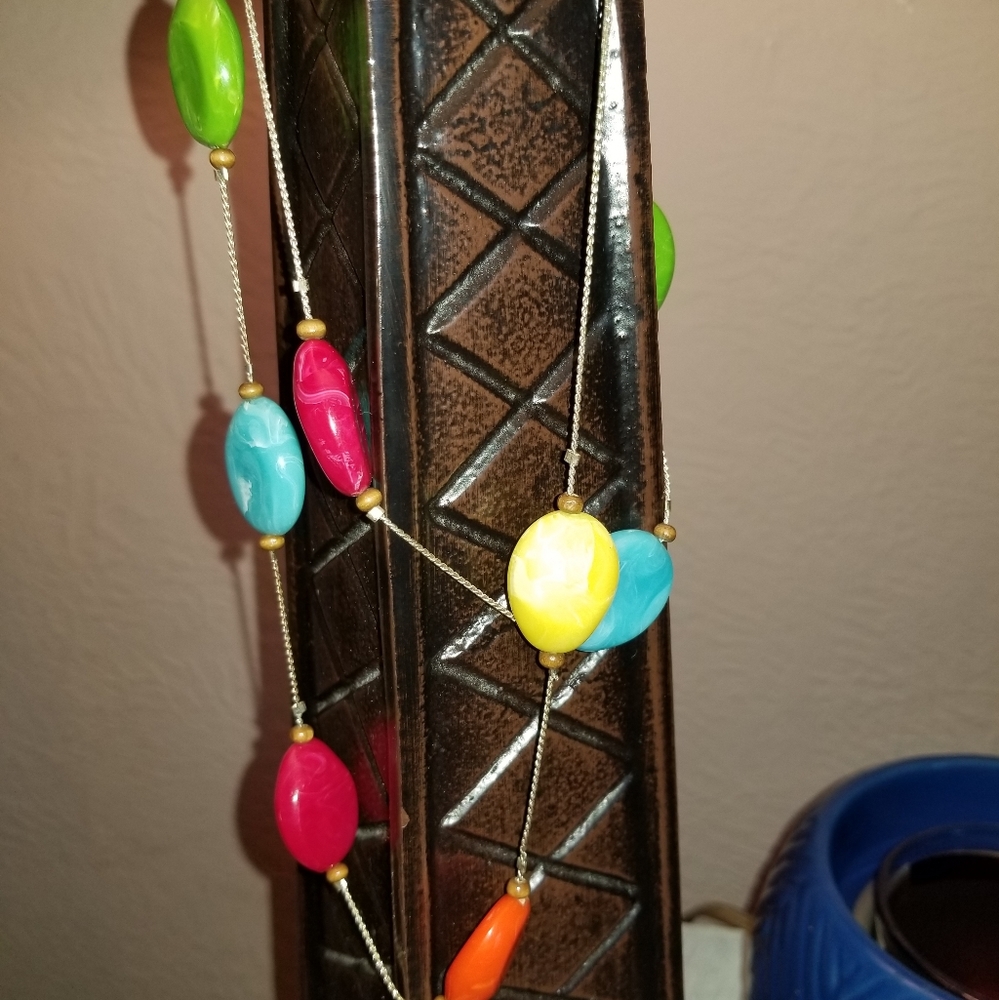 💙💜Multi-colors beaded necklace💜💙